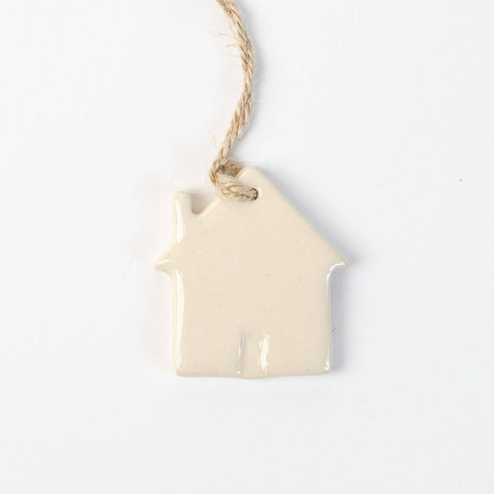 Handmade Ceramic House  Deco - Red