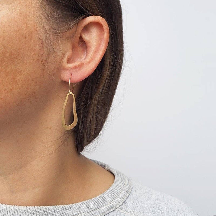 Statement Gold Vermeil Hoop earrings