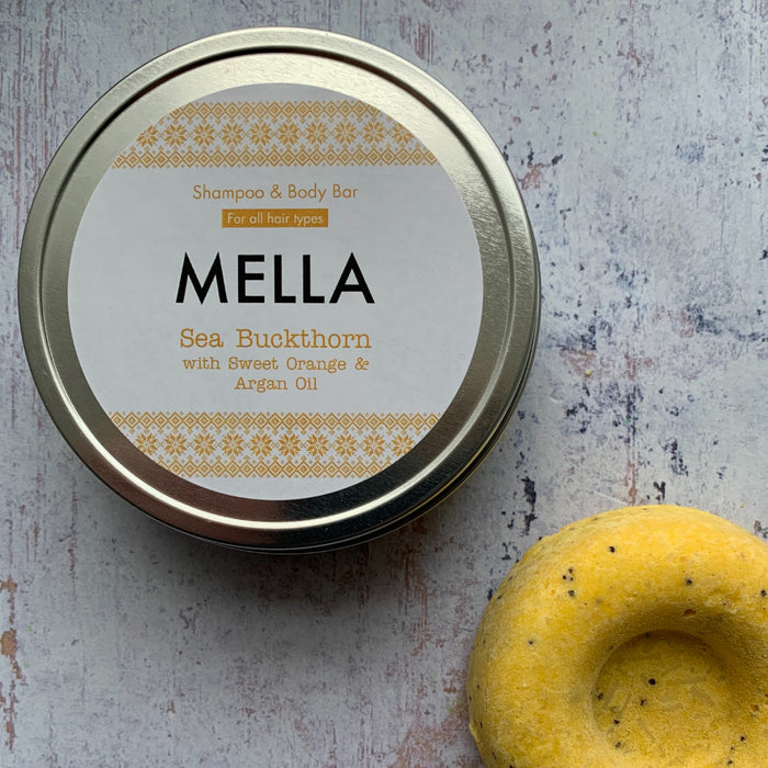Sea Buckthorn Shampoo and Body Bar with Argan oil and Sweet