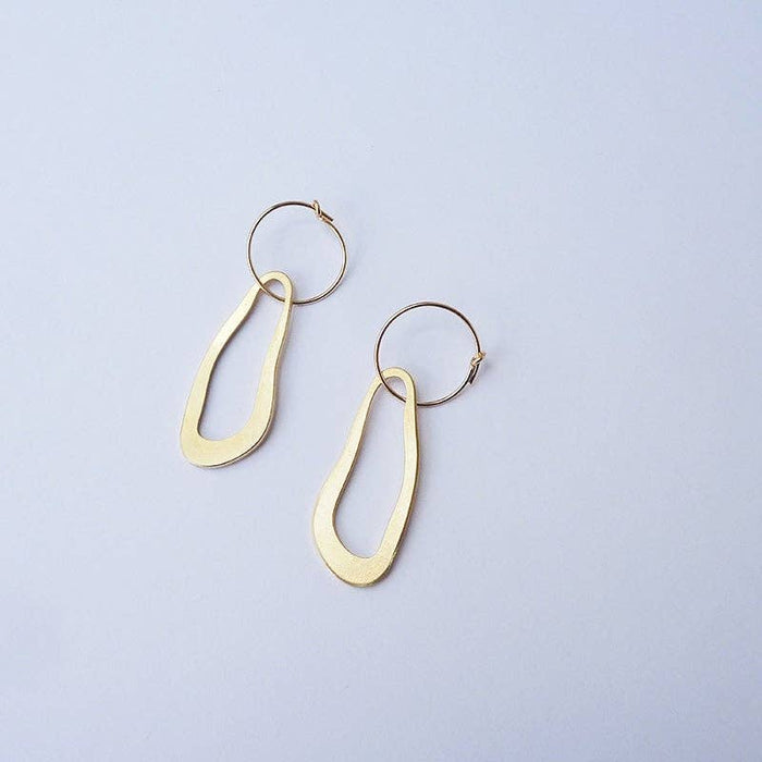 Statement Gold Vermeil Hoop earrings