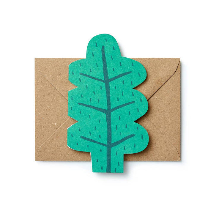 Leaf Cut-Out Card