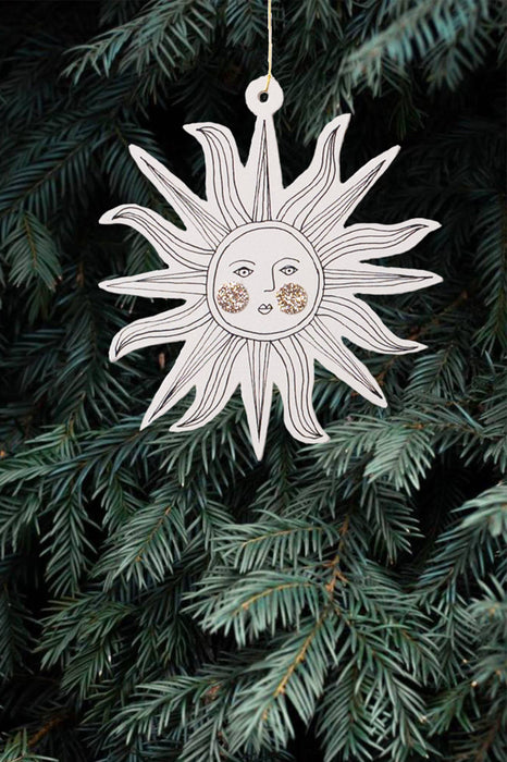 SUNFACE PAPERCUT DECORATION CHRISTMAS HOLIDAY CARD