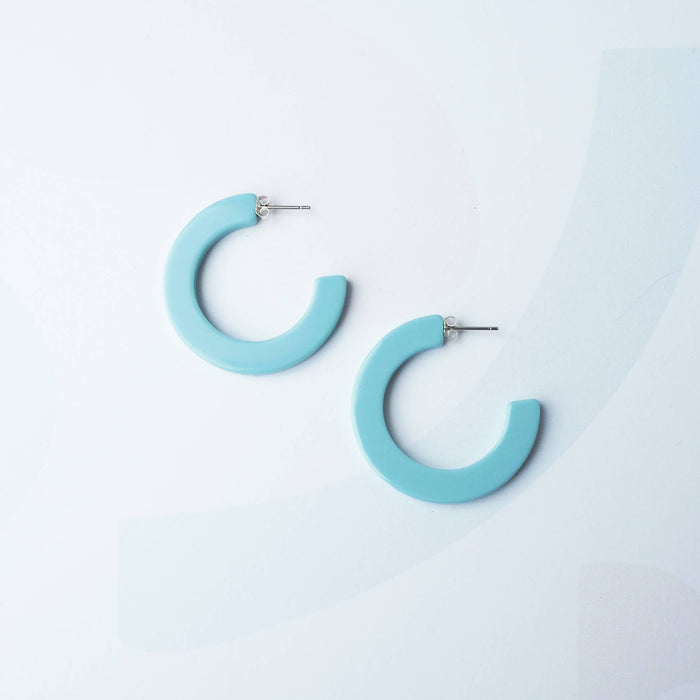 Resin Hoop in Blue