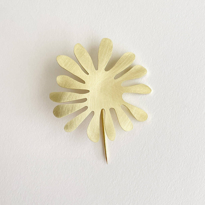 Brass Aster Pin