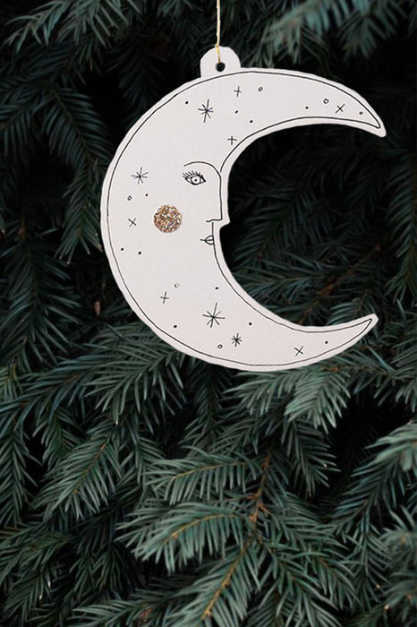 MOONFACE PAPERCUT DECORATION/CARD 
