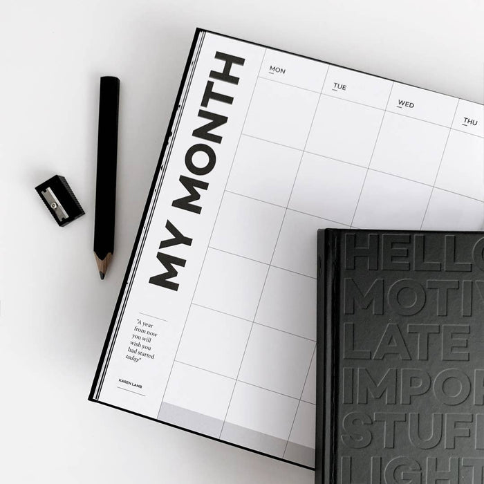 Undated Planner Inkwell (Vertical Diary)