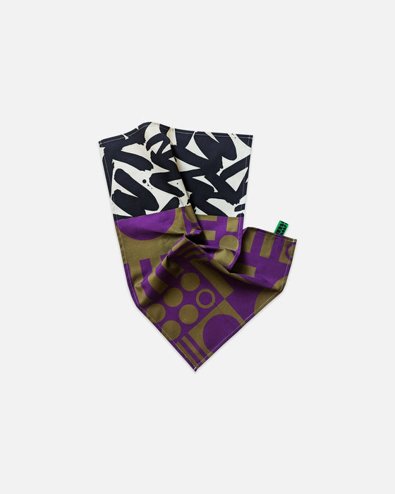 Organic Cotton Tea Towel - Grape
