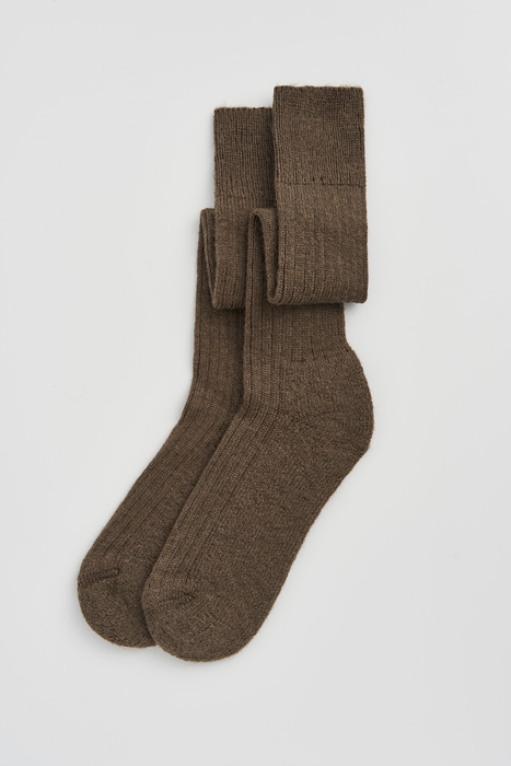 Toad Green Wool Knee High Socks: 8-10