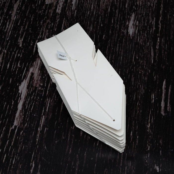 Yarrow Snowflake White Paper Wall Decoration - 20cm