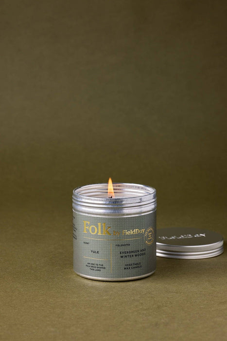 Yule Vegetable Wax Tin Candle