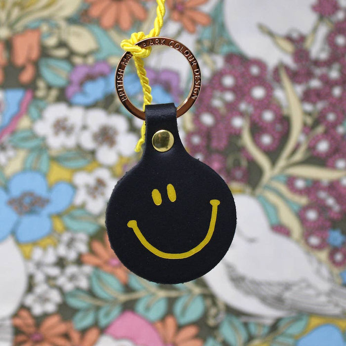 Feeling Lush Smilie Key Fob: Black