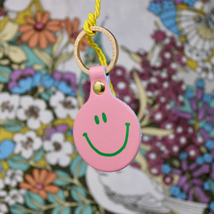 Feeling Lush Smilie Key Fob: Black