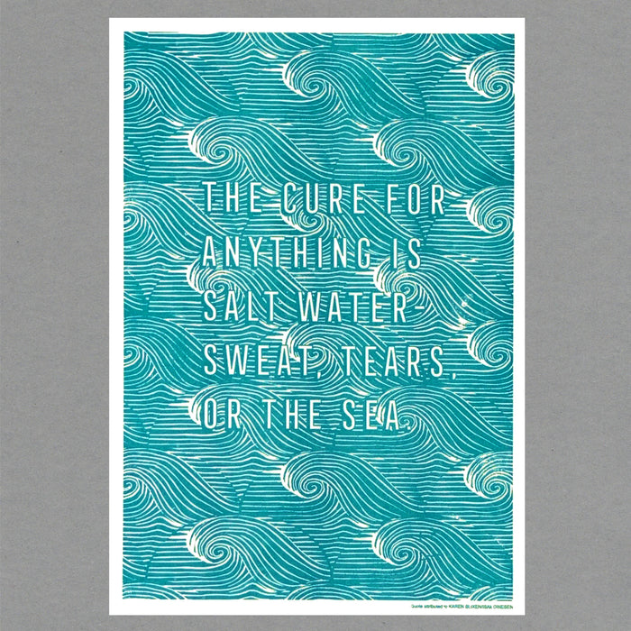 The Cure Risograph A3 Print.