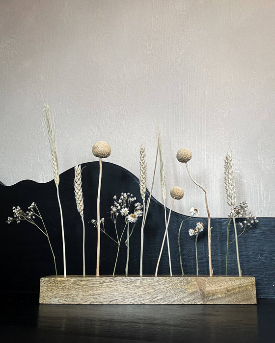 Mango Wood Dried Flower Bar
