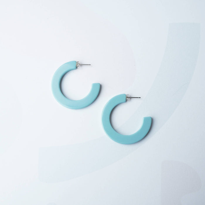 Resin Hoop in Blue