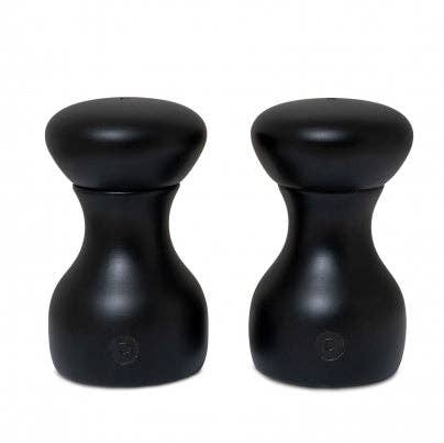 Beech Salt and Pepper Grinder Set- Black