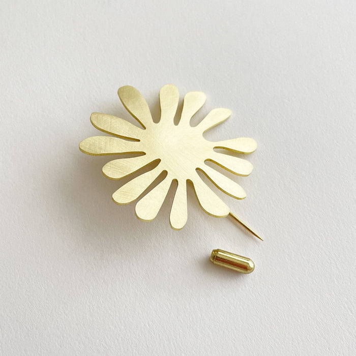 Brass Aster Pin
