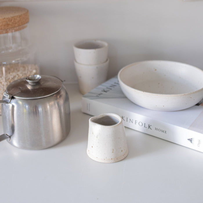 Everyday Pasta Bowl - Matte White & Speckle