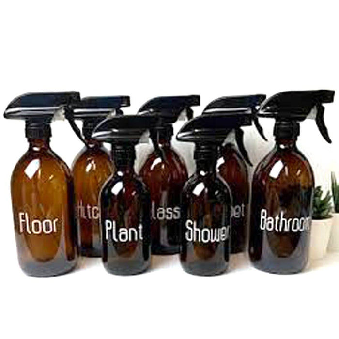 Glass Spray Bottle, Cleaning Spray Bottles: 250ml