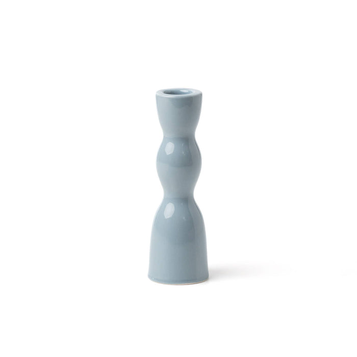 Wave Candleholder : Blue Grey