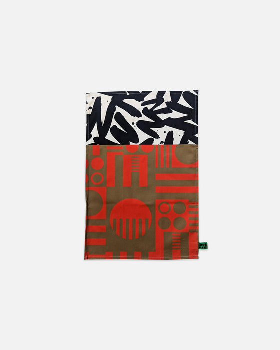 Organic Cotton Tea Towel in Marmalade