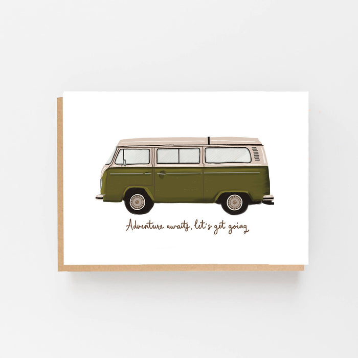 Adventure Awaits - VW GREEN