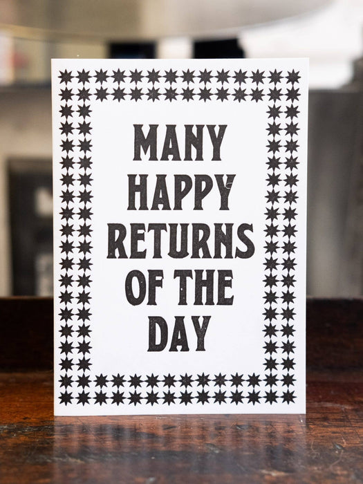 Many Happy Returns Card