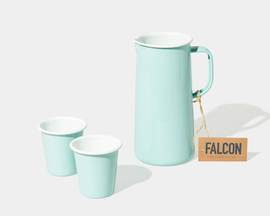 Enamel Three Pint Jug - Aqua