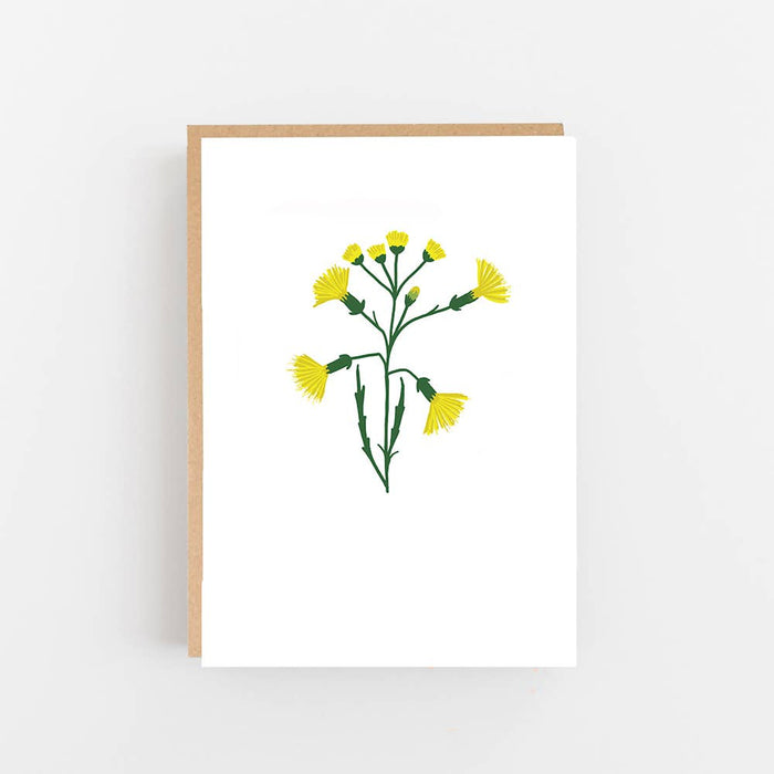 Yellow Flower Meadow Card