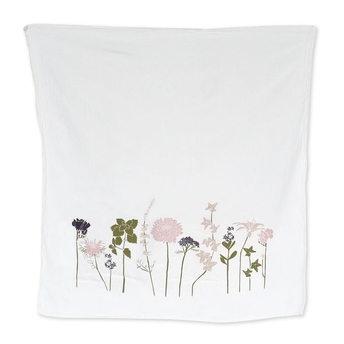 Screen Printed Botanical Tea Towel - Friendship