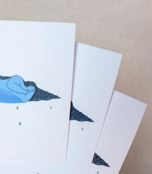 A6 Scottish Folklore Card:  Cailleach na Mointeach