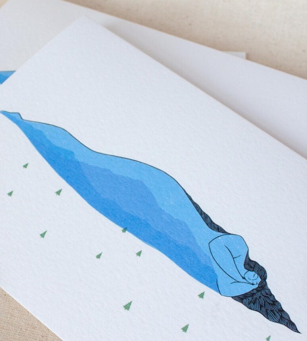 A6 Scottish Folklore Card:  Cailleach na Mointeach