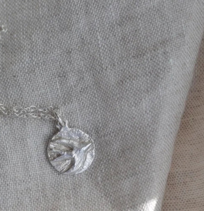 Swallow Disc Necklace