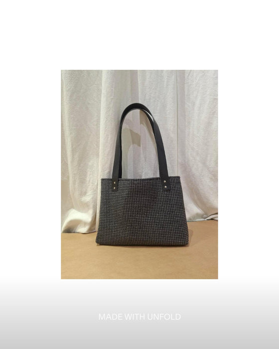 Dark Tweed Bag