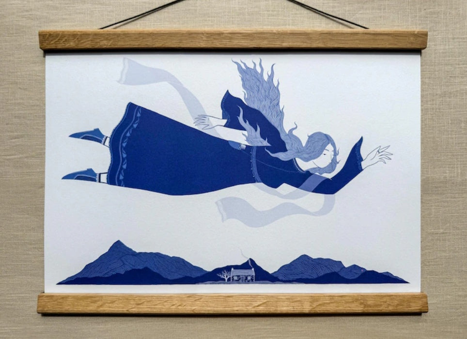 A3 Scottish Folklore Print:  Banshee