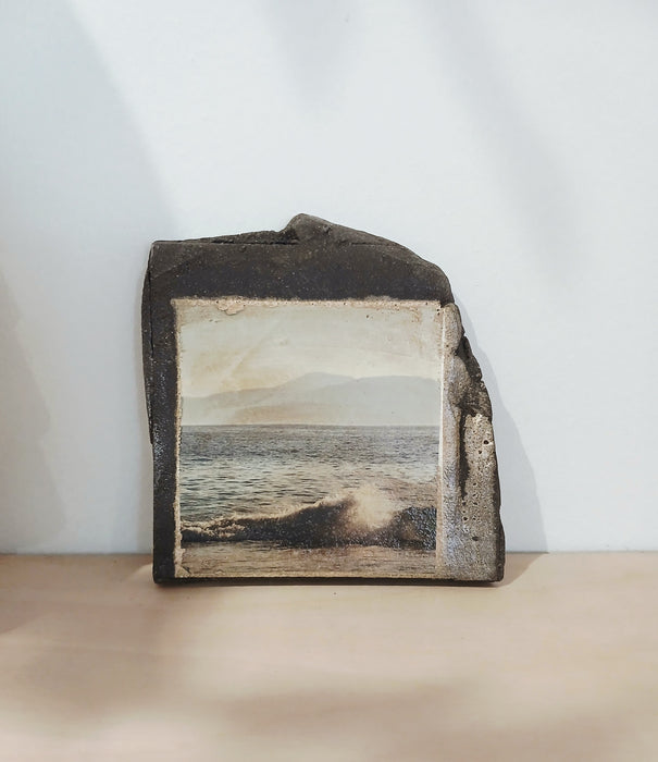 Ben More Mull from Iona - Ceramic Photo Landscape