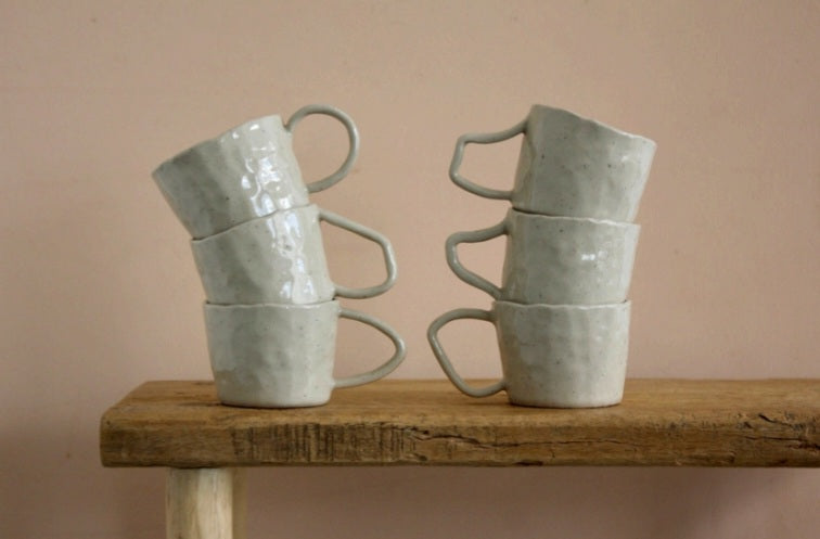 Large Wonky Ceramic Mug