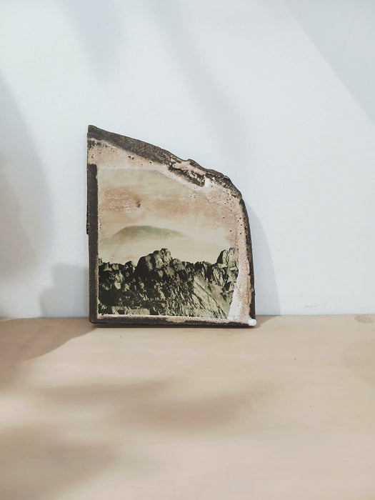 Mull from Iona - Ceramic Photo Landscape
