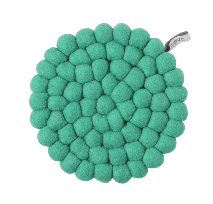 Wool Trivet - Moss Green