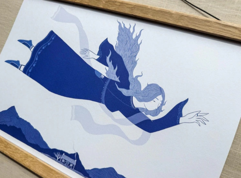 A3 Scottish Folklore Print:  Banshee