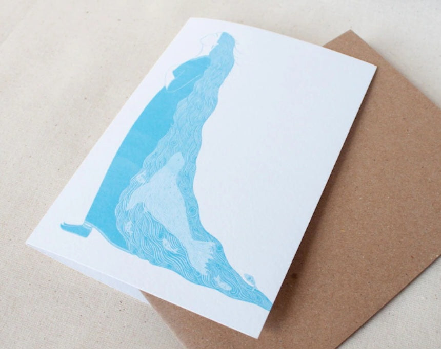 A6 Scottish Folklore Card: Selkie