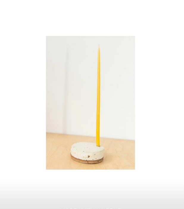 Skinny Candle Holder Off Centre