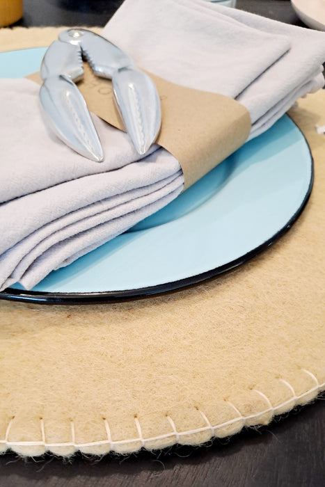 Enamel Plate -Aqua