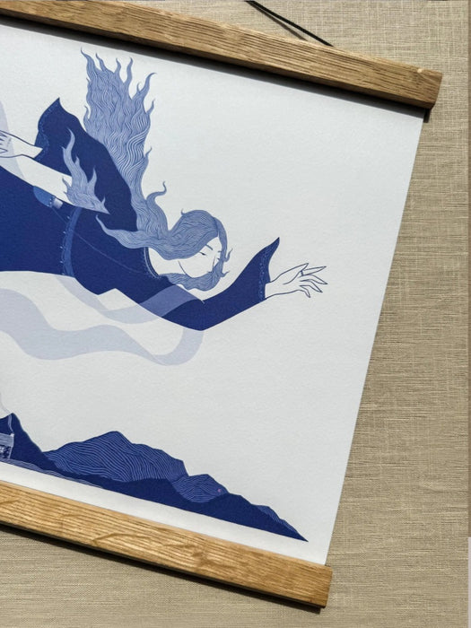 A3 Scottish Folklore Print:  Banshee