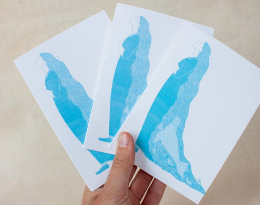 A6 Scottish Folklore Card: Selkie