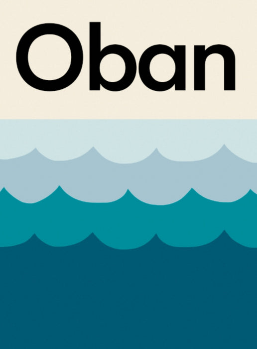Oban Waves Card