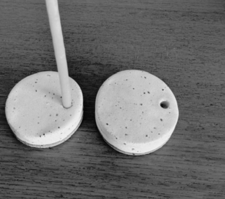 Skinny Candle Holder Off Centre