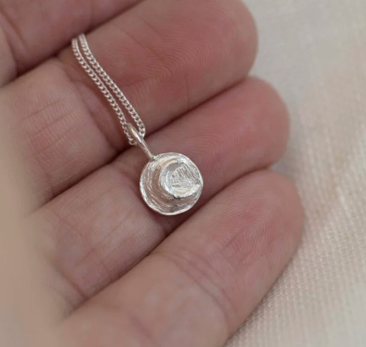Moon Disc Necklace