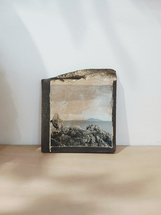Lunga from Iona - Ceramic Photo Landscape