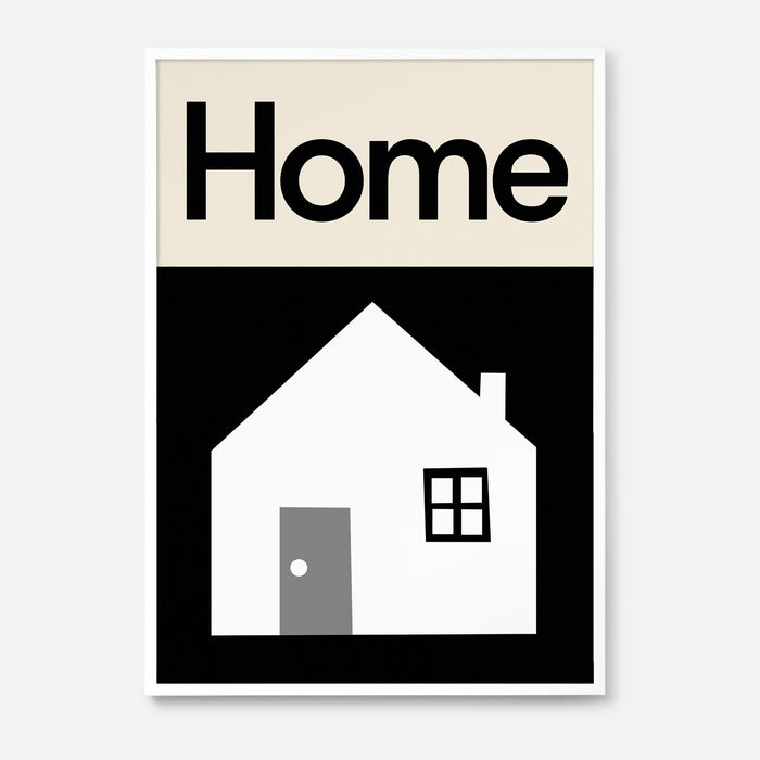 Home Print - White House/Black Door